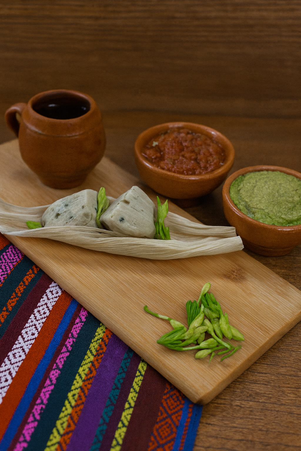 Chuchito guatemalteco de loroco y queso mamá Elsita